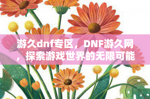 游久dnf专区，DNF游久网，探索游戏世界的无限可能