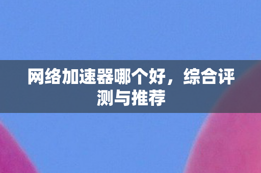 网络加速器哪个好，综合评测与推荐