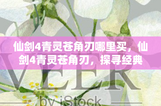 仙剑4青灵苍角刃哪里买，仙剑4青灵苍角刃，探寻经典游戏中的神秘神兵