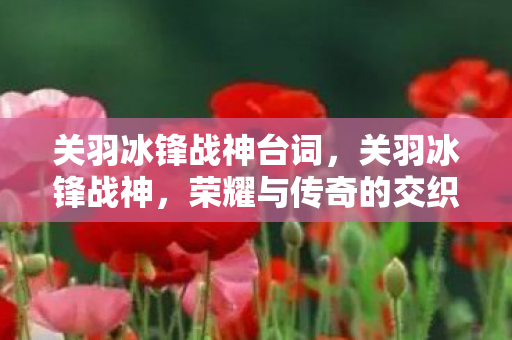 关羽冰锋战神台词，关羽冰锋战神，荣耀与传奇的交织