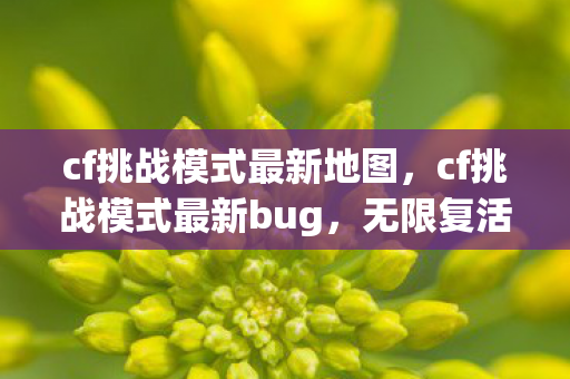 cf挑战模式最新地图，cf挑战模式最新bug，无限复活引发游戏失衡