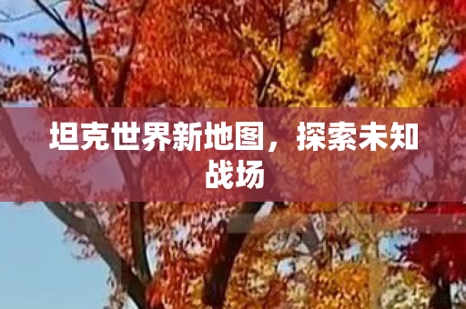 坦克世界新地图，探索未知战场