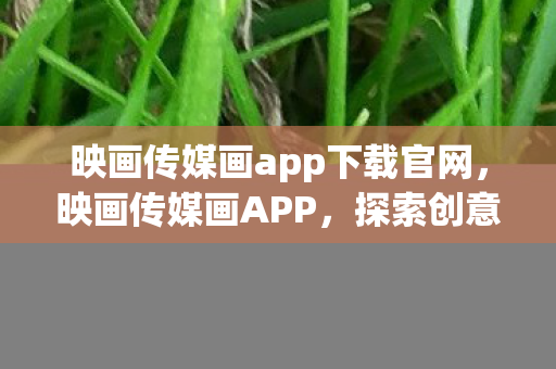 映画传媒画app下载官网，映画传媒画APP，探索创意与艺术的数字平台