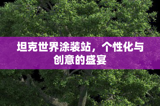 坦克世界涂装站，个性化与创意的盛宴