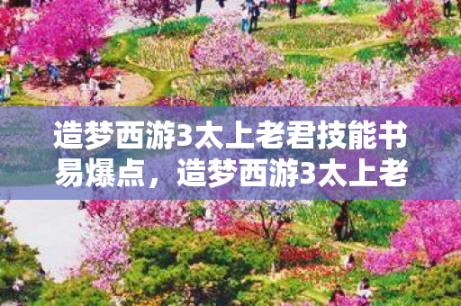 造梦西游3太上老君技能书易爆点，造梦西游3太上老君在哪