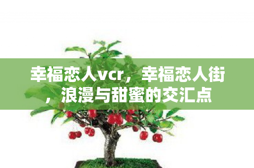 幸福恋人vcr，幸福恋人街，浪漫与甜蜜的交汇点