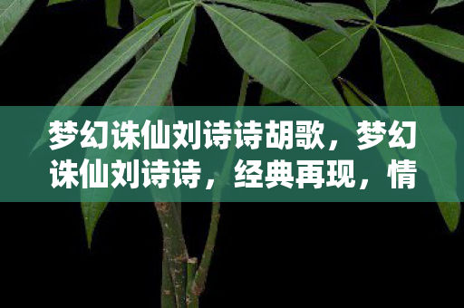梦幻诛仙刘诗诗胡歌，梦幻诛仙刘诗诗，经典再现，情怀与演技的碰撞