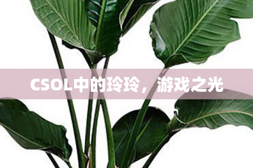 CSOL中的玲玲，游戏之光