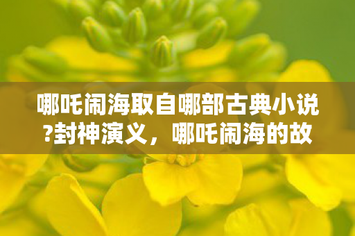 哪吒闹海取自哪部古典小说?封神演义，哪吒闹海的故事起源