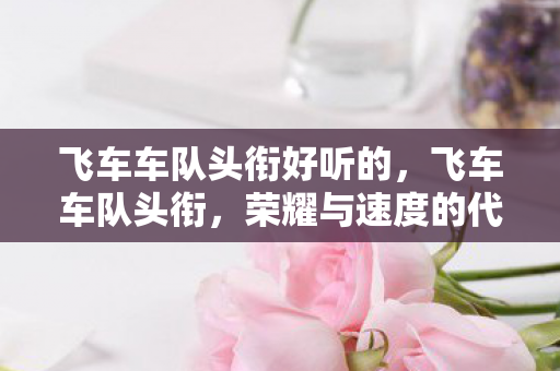 飞车车队头衔好听的，飞车车队头衔，荣耀与速度的代名词