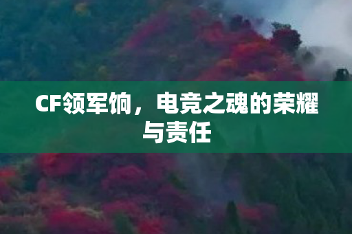 CF领军饷，电竞之魂的荣耀与责任