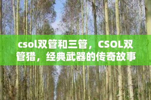 csol双管和三管，CSOL双管猎，经典武器的传奇故事
