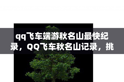 qq飞车端游秋名山最快纪录，QQ飞车秋名山记录，挑战极限，超越自我