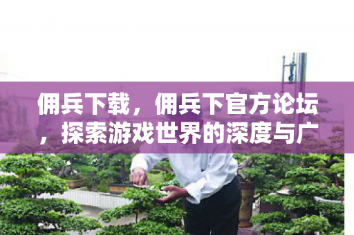 佣兵下载，佣兵下官方论坛，探索游戏世界的深度与广度