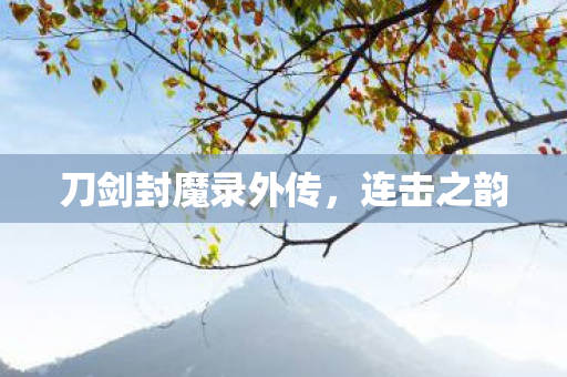 刀剑封魔录外传，连击之韵