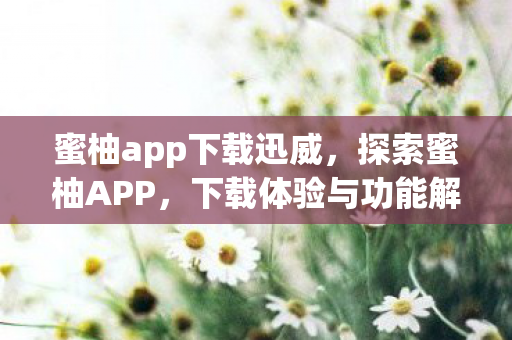 蜜柚app下载迅威，探索蜜柚APP，下载体验与功能解析