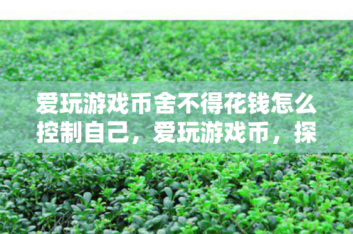 爱玩游戏币舍不得花钱怎么控制自己,爱玩游戏币,探索虚拟世界的财富之旅 爱玩游戏币舍不得花钱怎么控制自己,爱玩游戏币,探索虚拟世界的财富之旅