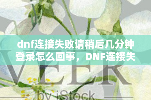 dnf连接失败请稍后几分钟登录怎么回事，DNF连接失败请稍后几分钟，探索游戏服务器稳定性的挑战与解决方案