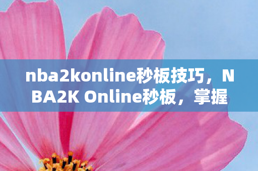 nba2konline秒板技巧，NBA2K Online秒板，掌握技巧，提升游戏水平