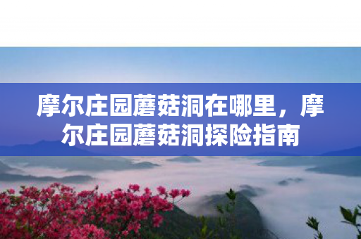 摩尔庄园蘑菇洞在哪里，摩尔庄园蘑菇洞探险指南