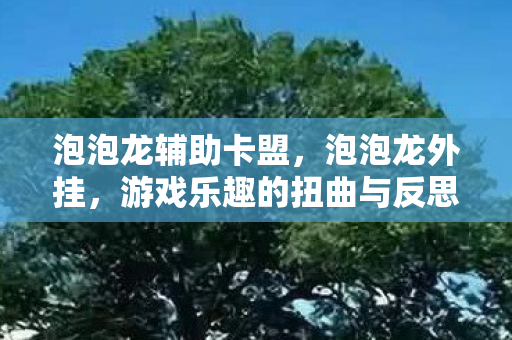 泡泡龙辅助卡盟，泡泡龙外挂，游戏乐趣的扭曲与反思