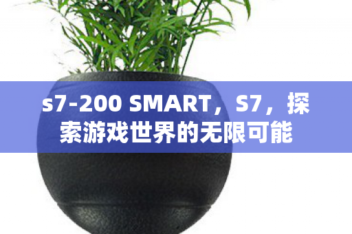 s7-200 SMART，S7，探索游戏世界的无限可能