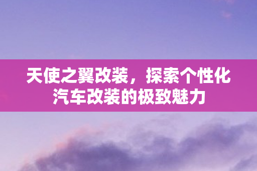 天使之翼改装，探索个性化汽车改装的极致魅力
