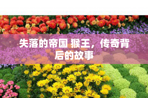 失落的帝国 猴王，传奇背后的故事