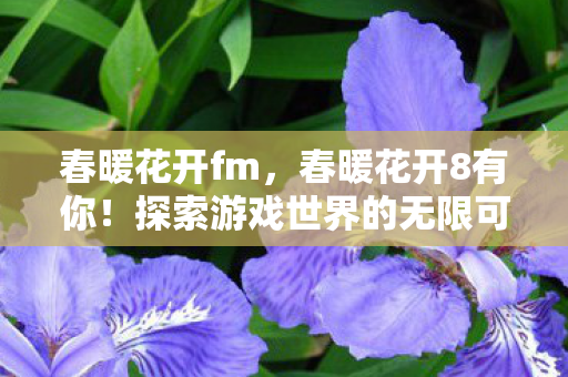 春暖花开fm，春暖花开8有你！探索游戏世界的无限可能