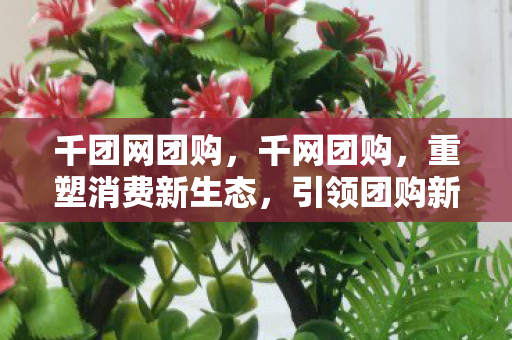 千团网团购,千网团购,重塑消费新生态,引领团购新风尚 千团网团购,千网团购,重塑消费新生态,引领团购新风尚