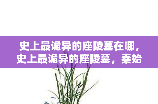 史上最诡异的座陵墓在哪，史上最诡异的座陵墓，秦始皇陵的未解之谜