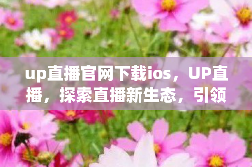 up直播官网下载ios，UP直播，探索直播新生态，引领娱乐新风尚