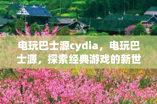电玩巴士源cydia，电玩巴士源，探索经典游戏的新世界