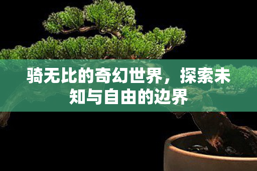 骑无比的奇幻世界,探索未知与自由的边界 骑无比的奇幻世界,探索未知与自由的边界