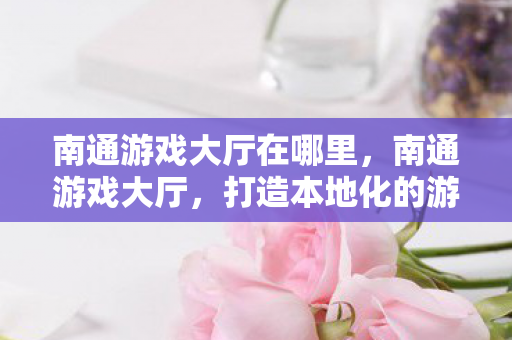 南通游戏大厅在哪里，南通游戏大厅，打造本地化的游戏娱乐新体验