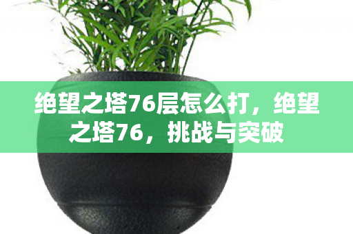 绝望之塔76层怎么打，绝望之塔76，挑战与突破