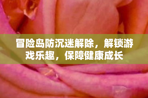 冒险岛防沉迷解除，解锁游戏乐趣，保障健康成长