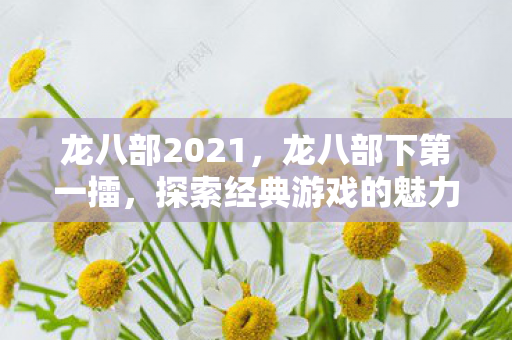 龙八部2021，龙八部下第一擂，探索经典游戏的魅力与传承