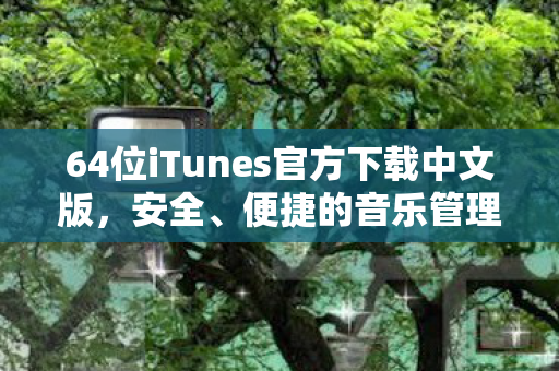 64位iTunes官方下载中文版，安全、便捷的音乐管理新体验