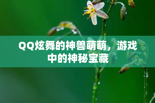 QQ炫舞的神兽萌萌，游戏中的神秘宝藏