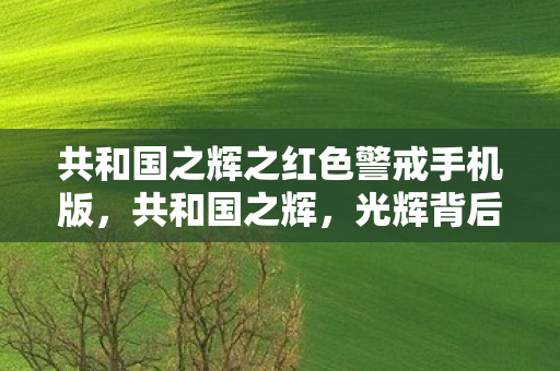共和国之辉之红色警戒手机版，共和国之辉，光辉背后的探索与启示