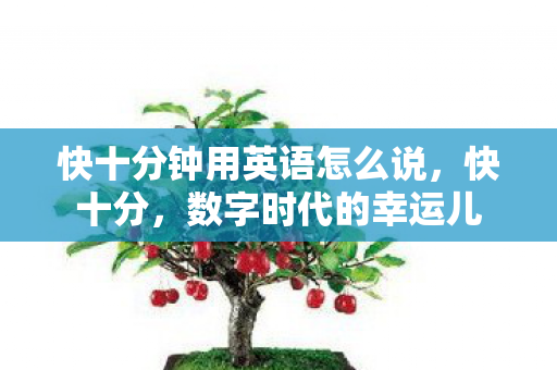 快十分钟用英语怎么说，快十分，数字时代的幸运儿