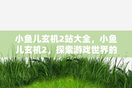 小鱼儿玄机2站大全，小鱼儿玄机2，探索游戏世界的无限可能