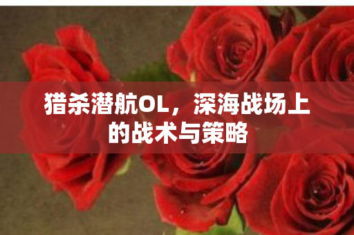 猎杀潜航OL，深海战场上的战术与策略