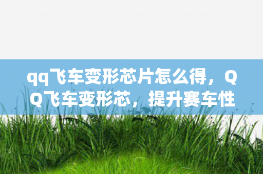 qq飞车变形芯片怎么得，QQ飞车变形芯，提升赛车性能的关键