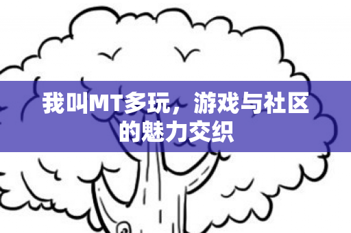 我叫MT多玩，游戏与社区的魅力交织