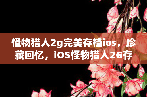 怪物猎人2g完美存档ios，珍藏回忆，iOS怪物猎人2G存档的珍贵价值