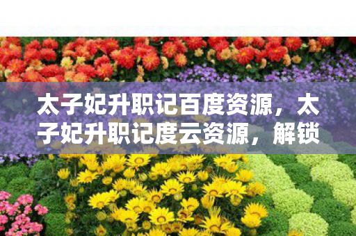 太子妃升职记百度资源，太子妃升职记度云资源，解锁精彩剧情，尽享高清视听盛宴