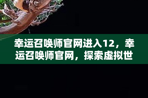 幸运召唤师官网进入12，幸运召唤师官网，探索虚拟世界的无限可能