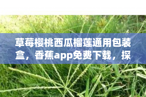 草莓樱桃西瓜榴莲通用包装盒，香蕉app免费下载，探索娱乐新世界的便捷途径